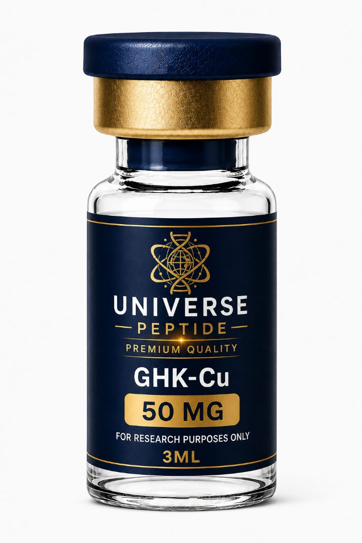 GHK-Cu 50 mg — high-purity research compound vial