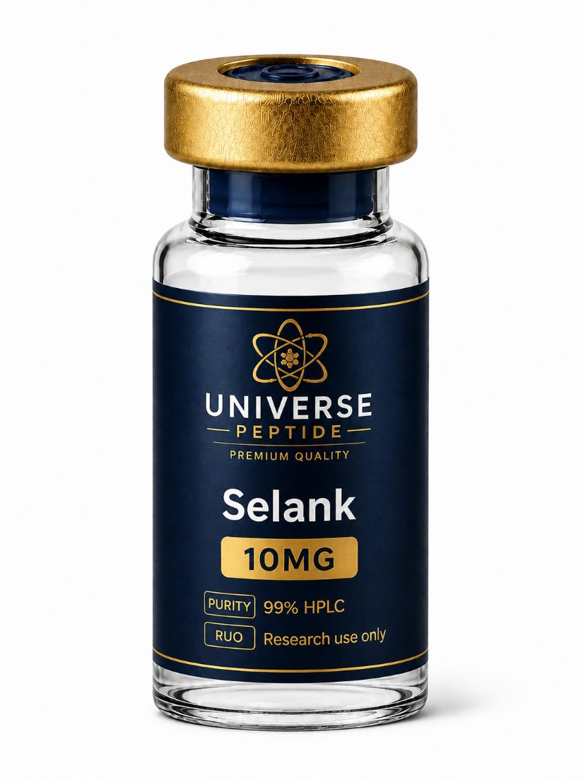 Selank 10 mg — high-purity research compound vial